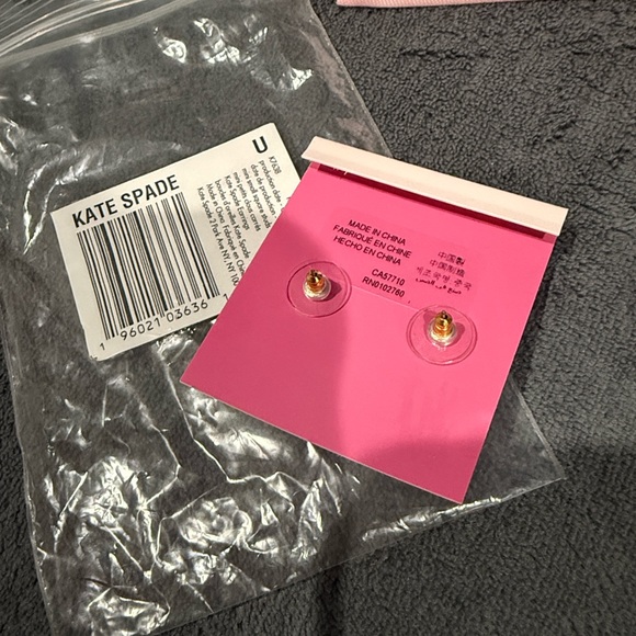 Kate Spade Gold Opal Stud Earrings - Picture 4 of 4